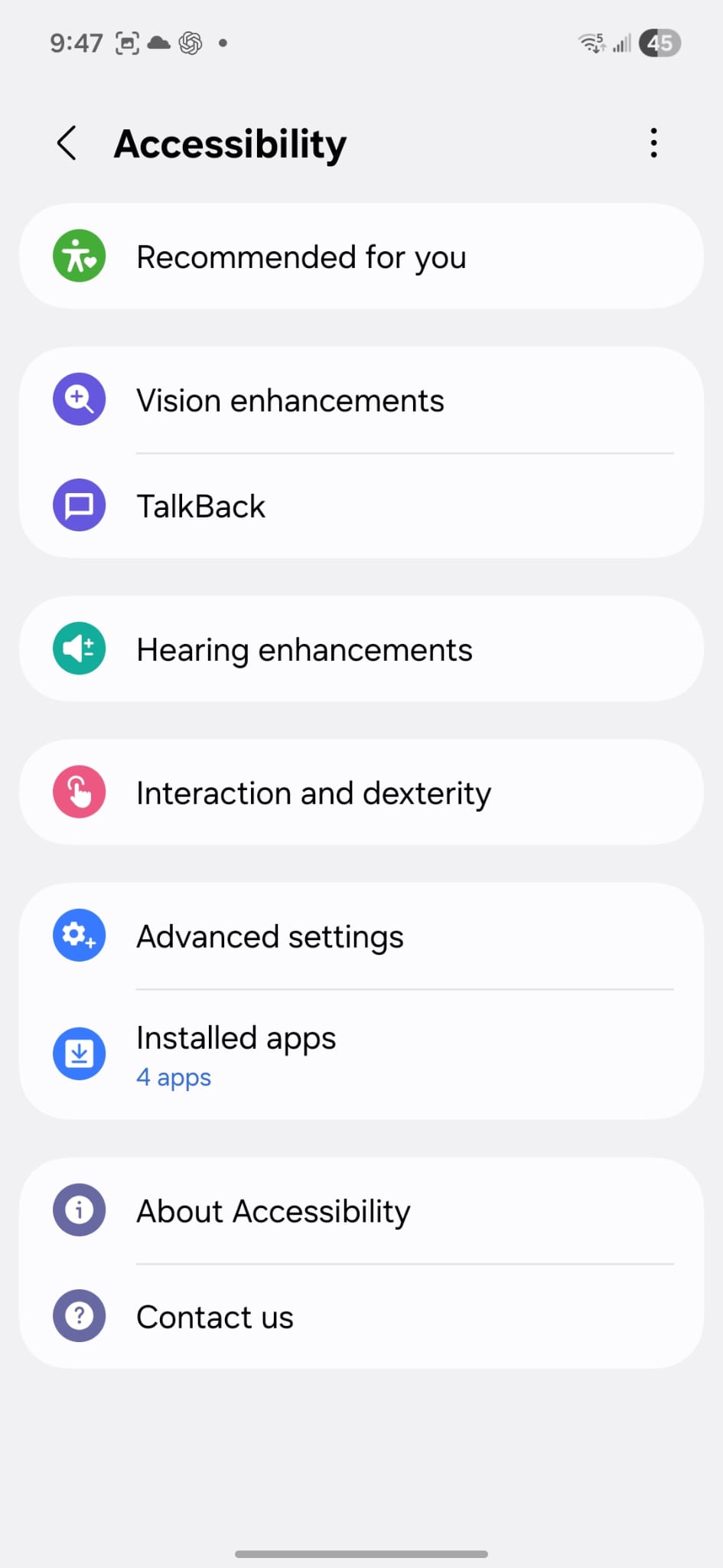 Step 5: Installed Apps