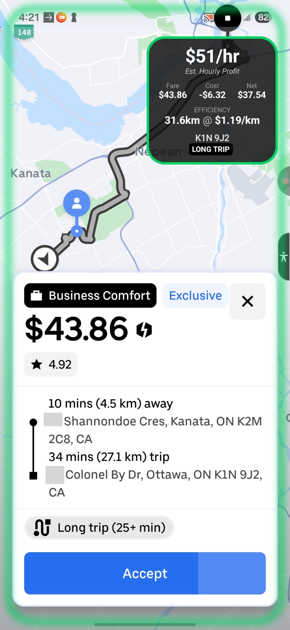 Great Offer Example - $51/hr